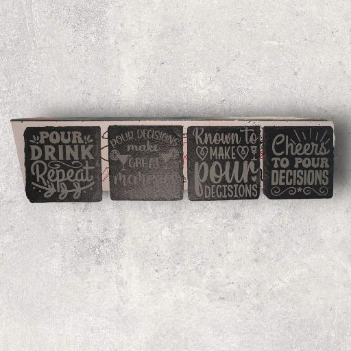Slate coaster