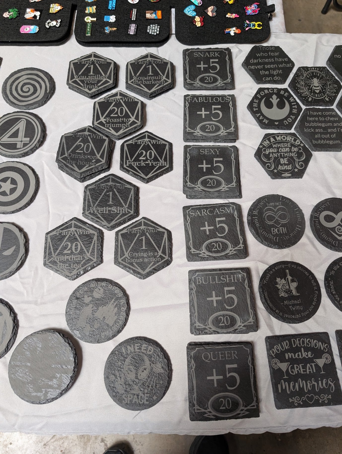 Slate coaster