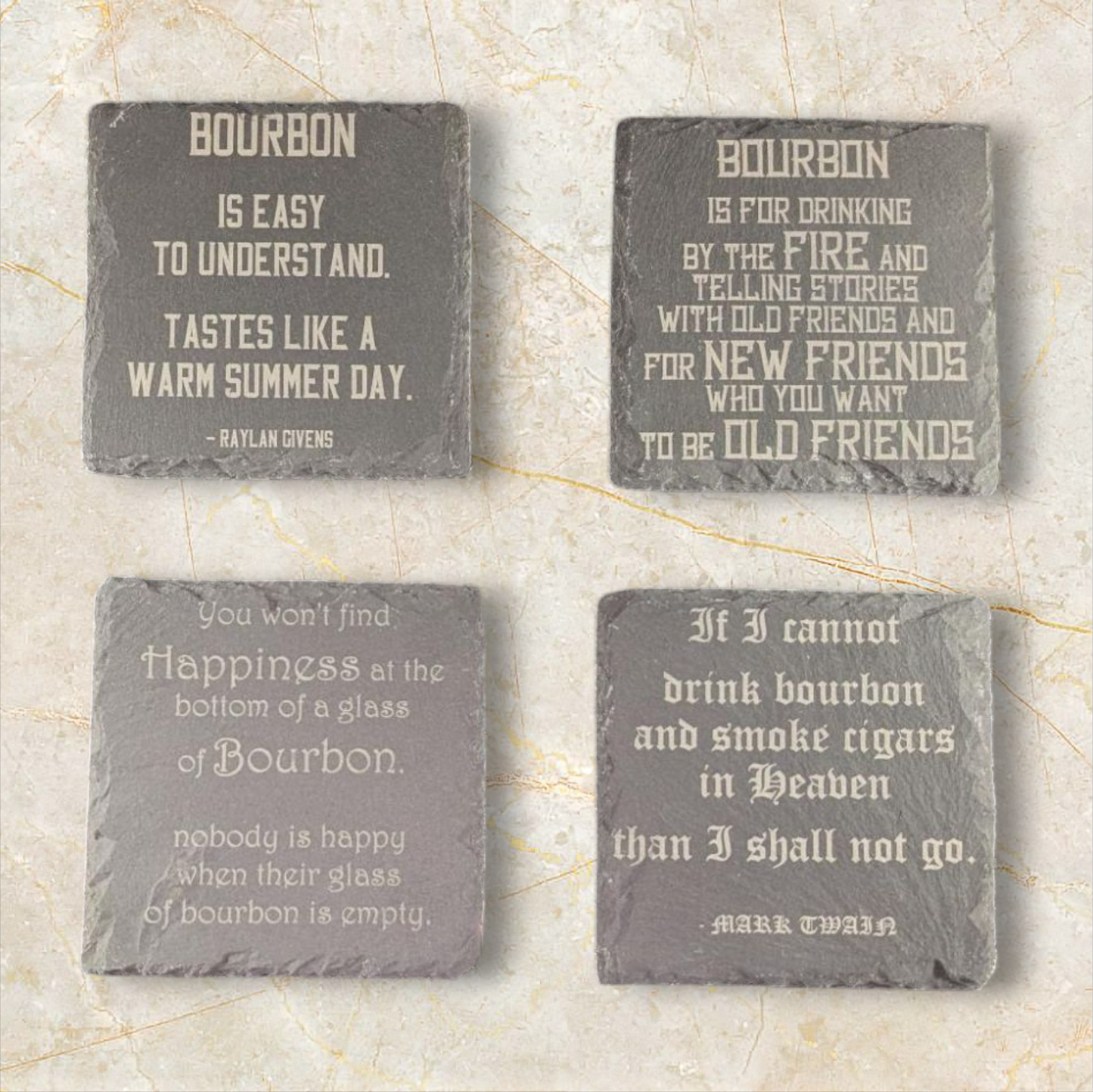 Slate coaster