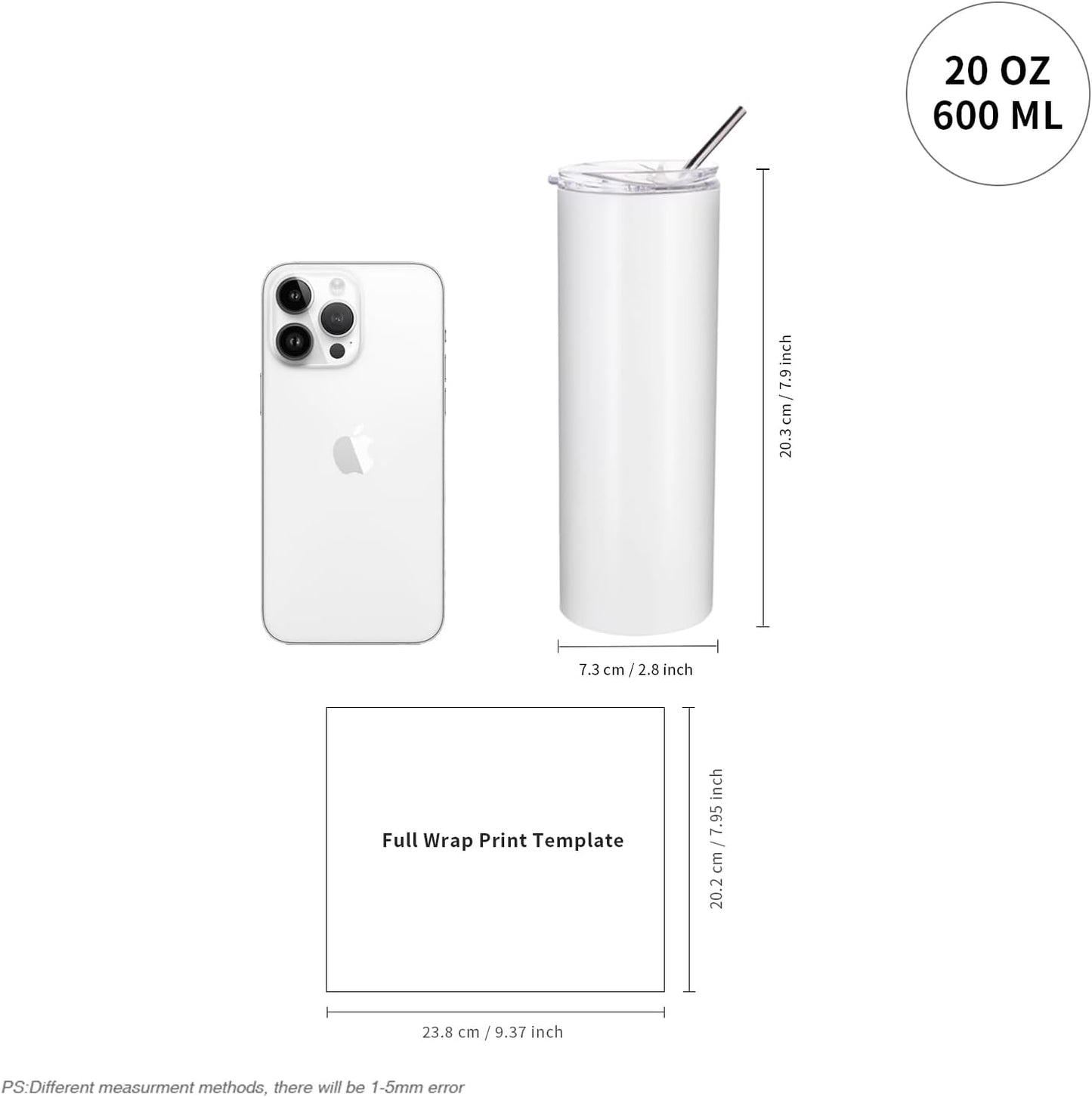 Custom Drinkware 20 oz