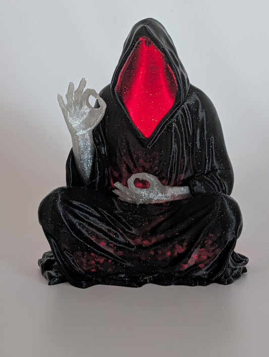 The Glow Monk: Mystical Night Light of Gentle Judgment 🌙✨