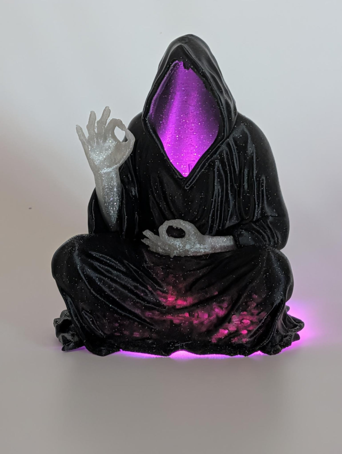 The Glow Monk: Mystical Night Light of Gentle Judgment 🌙✨